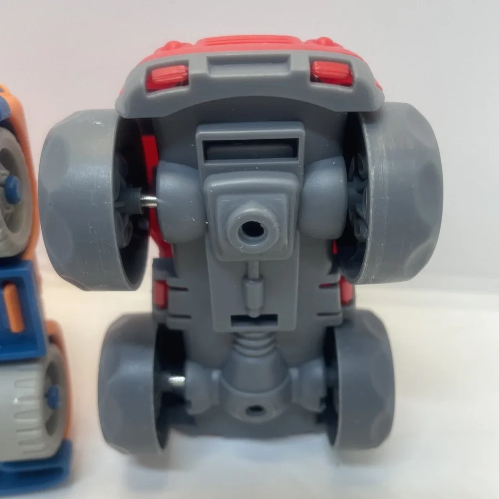 B Toys 2 Wonder Wheels One Red‎ Car and Orange Truck and One Plan Truck